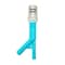 Thrifco Plumbing 5/8 Inch x 7/8 Inch Dishwasher Air Gap Body with Flanged / Skir 4402291 - alternate 1